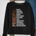 Black Educated Principal History Month Melanin Proud African Sweatshirt Gifts for Old Women