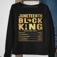 Black King Junenth 1865 Independence Day Black Pride Men Sweatshirt Gifts for Old Women