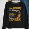 Bloodhound Dear Mommy Thank You For Being My Mommy Sweatshirt Gifts for Old Women