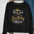 Bonus Dad Of The Birthday Princess Funny Birthday Party Sweatshirt Gifts for Old Women