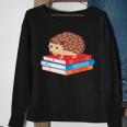 Book Nerd Funny Hedgehog Reading Lover Gift Idea Reading Funny Designs Funny Gifts Sweatshirt Gifts for Old Women
