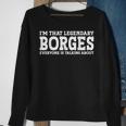 Borges Surname Team Family Last Name Borges Sweatshirt Gifts for Old Women