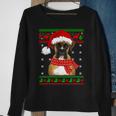 Boxer Dog Ugly Sweater Christmas Puppy Dog Lover Sweatshirt Gifts for Old Women
