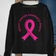 Breast Cancer Awareness Pink Ribbon Support Squad Cancer Sweatshirt Gifts for Old Women