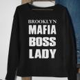 Brooklyn Mafia Boss Lady Italian Family Sweatshirt Gifts for Old Women
