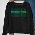 Brotherly Shove Thank You Sweatshirt Gifts for Old Women