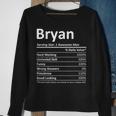 Bryan Nutrition Funny Birthday Personalized Name Gift Idea Sweatshirt Gifts for Old Women