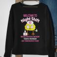 Bsn Lpn Cna Funny Nursing Chick Welcome To Night Shift Nurse Sweatshirt Gifts for Old Women