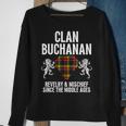 Buchanan Clan Scottish Name Coat Of Arms Tartan Family Sweatshirt Gifts for Old Women