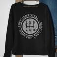 Built In Theft Protection Funny Stick Shift Manual Car Sweatshirt Gifts for Old Women