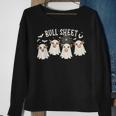 Bull Sheet Highland Cow Ghost Halloween Highland Cow Lover Sweatshirt Gifts for Old Women