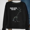 Camp Grand Canyon National Park Trail Map Camping Hiking Sweatshirt Gifts for Old Women