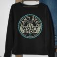 Can't Stop Pi Won't Stop Mathematics Mathematician 314 Sweatshirt Gifts for Old Women