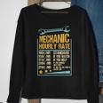 Car Mechanic Hourly Rate Repair Garage Job Funny Gift Mechanic Funny Gifts Funny Gifts Sweatshirt Gifts for Old Women