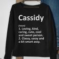 Cassidy Definition Personalized Birthday Idea Sweatshirt Gifts for Old Women