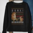 Cheems Bonk Ugly Christmas Sweater Doge Meme Sweatshirt Gifts for Old Women