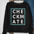 Chess Player Checkmate Checker Game Strategy Sweatshirt Gifts for Old Women