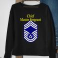 Chief Master Sergeant Air Force Rank Insignia Sweatshirt Gifts for Old Women