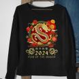 Chinese New Year 2024 Year Of The Dragon Happy New Year 2024 Sweatshirt Gifts for Old Women