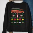 Christmas Firefighter Merry Christmas Fire Truck Costume Sweatshirt Gifts for Old Women