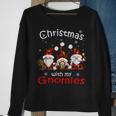 Christmas With My Gnomies Buffalo Red Plaid Gnome For Family Sweatshirt Gifts for Old Women