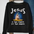 Christmas Nativity Jesus Is The Reason For The Season Sweatshirt Gifts for Old Women