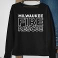 City Of Milwaukee Fire Rescue Wisconsin Firefighter Sweatshirt Gifts for Old Women
