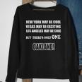 City Pride American Loving My City Name Travel Oakland Sweatshirt Gifts for Old Women