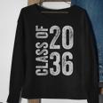 Class Of 2036 Grow With Me Graduation First Day Of School Sweatshirt Gifts for Old Women
