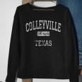Colleyville Texas Tx Vintage Sweatshirt Gifts for Old Women