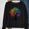 Colorful Tree Dot Day 2023 Dot Sweatshirt Gifts for Old Women