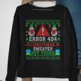 Computer Error 404 Ugly Christmas Sweater Not's Found Xmas Sweatshirt Gifts for Old Women