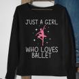 Cool Ballet For Girls Kids Ballerina Dance Ballet Dancer Sweatshirt Gifts for Old Women