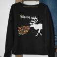 Couples Sick Reindeer Diy Ugly Christmas Sweater Sweatshirt Gifts for Old Women