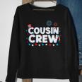 Cousin Crew 4Th Of July Patriotic American Family Ing Sweatshirt Gifts for Old Women