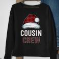 Cousin Crew Red Buffalo Plaid Family Matching Christmas Sweatshirt Gifts for Old Women