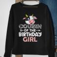 Cousin Of The Birthday Girl Cows Farm Cow Cousin Sweatshirt Gifts for Old Women