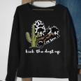 Cowboy Cactus Buffalo Western Cowgirl Black Sweatshirt Gifts for Old Women