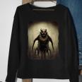 Creepy Clown Evil Scary Clown Insane Horror Halloween Scary Clown Sweatshirt Gifts for Old Women