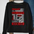 Cross Country Senior 2024 Runner School Color Red Sweatshirt Gifts for Old Women