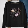 Cute Black Capped Chickadees In Branches Sweatshirt Gifts for Old Women