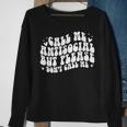 Cute Call Me Antisocial But Please Dont Call Me Sweatshirt Gifts for Old Women