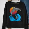 Cute Dolphin Aquatic Animals Marine Mammal Dolphin Trainers 1 Sweatshirt Gifts for Old Women