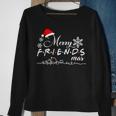 Cute Merry Friendsmas Christmas Friends Matching Xmas Party Sweatshirt Gifts for Old Women