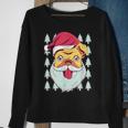 Cute Pug Santa Dog Ugly Christmas Sweater Meme Sweatshirt Gifts for Old Women