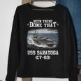 Cv60 Uss Saratoga Navy Ships Sweatshirt Gifts for Old Women