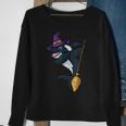 Dabbing Witch Halloween Orca Vintage Halloween Funny Gifts Sweatshirt Gifts for Old Women