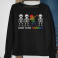 Dare To Be Yourself | Cute Lgbt Les Gay Pride Men Boys Sweatshirt Gifts for Old Women