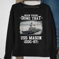 Ddg87 Uss Mason Navy Ships Sweatshirt Gifts for Old Women