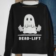Dead Lift Ghost Halloween Ghost Gym Sweatshirt Gifts for Old Women